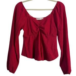 Altar'd State‎ Adley Cinched Babydoll Top Small